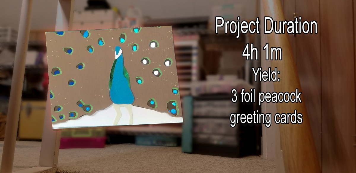 Making a Peacock Greeting&nbsp;Card